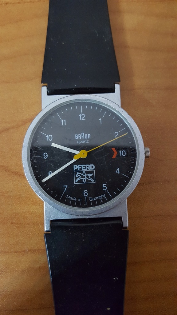 BRAUN made in Germany 31mm quartz zegarek unikat 7465932837