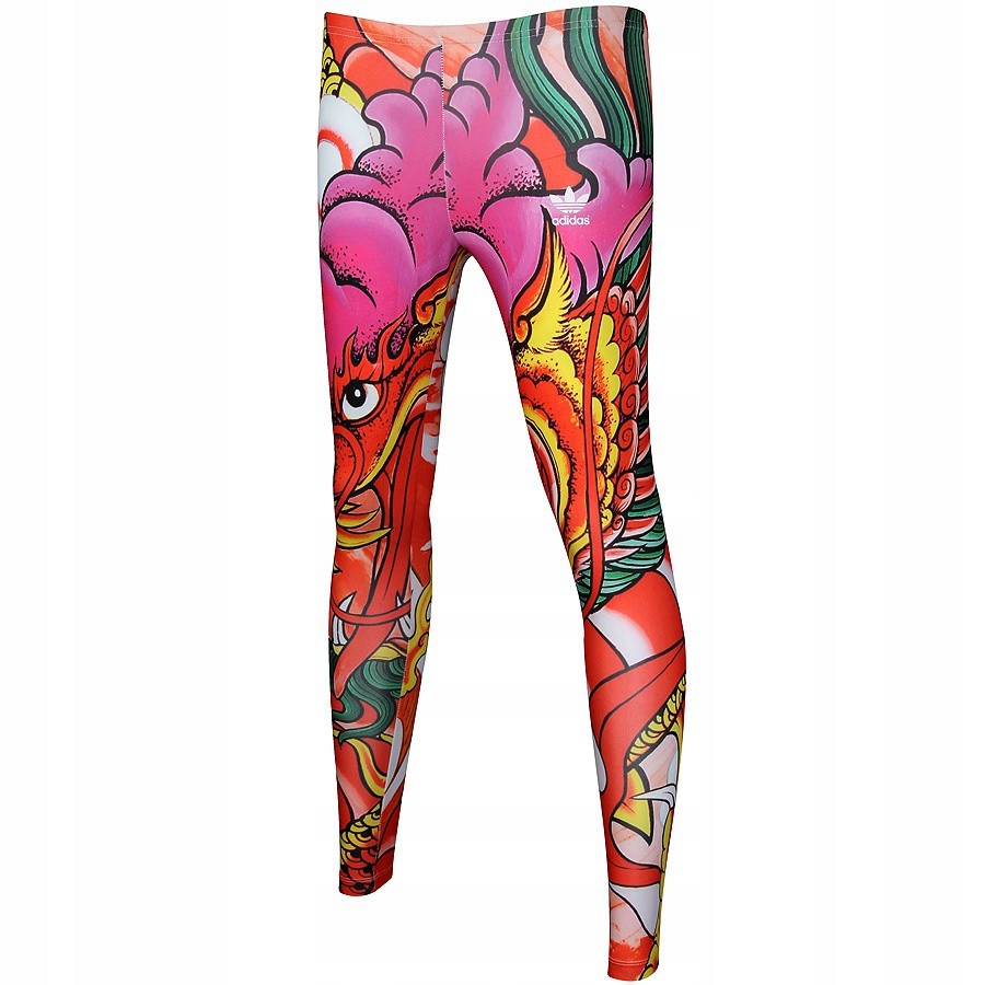 Legginsy adidas Originals Rita Ora Dragon Print A9