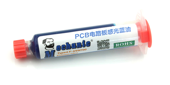 Soldermaska PCB BGA UV niebieska 10ml