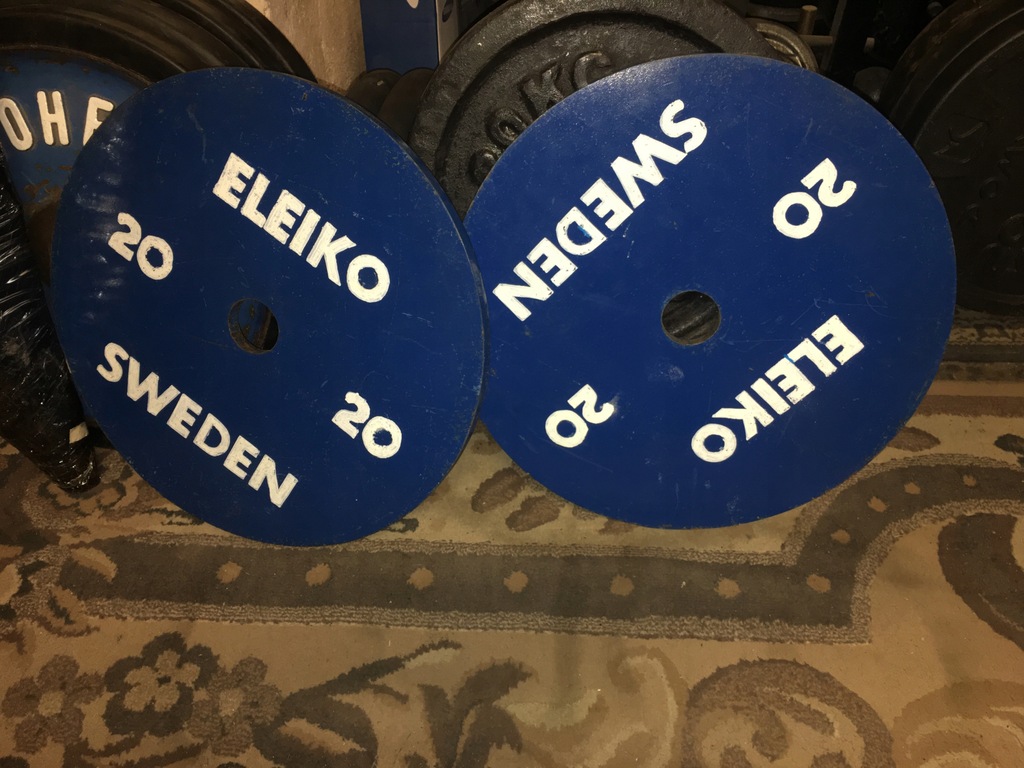 Obciążenie Olimpijskie Stalowe zestaw 2x20kg 52mm