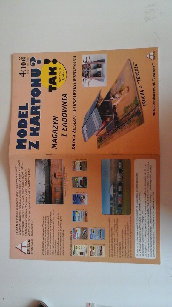 model kartonowy DELTA MAGAZYN I ŁADOWNIA