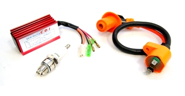 SKUTER 2T - ZESTAW - TUNING MODUŁ CEWKA ŚWIECA