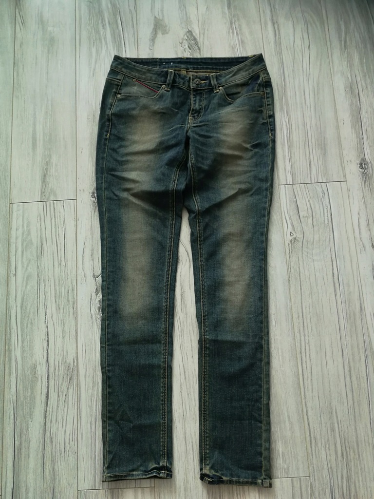 PUMA spodnie jeans damskie w28 l32 elastyk