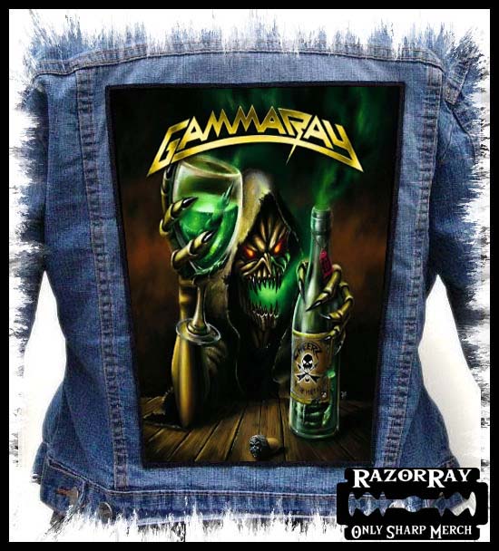Ekran /naszywka/  GAMMA RAY - Let's drink with me