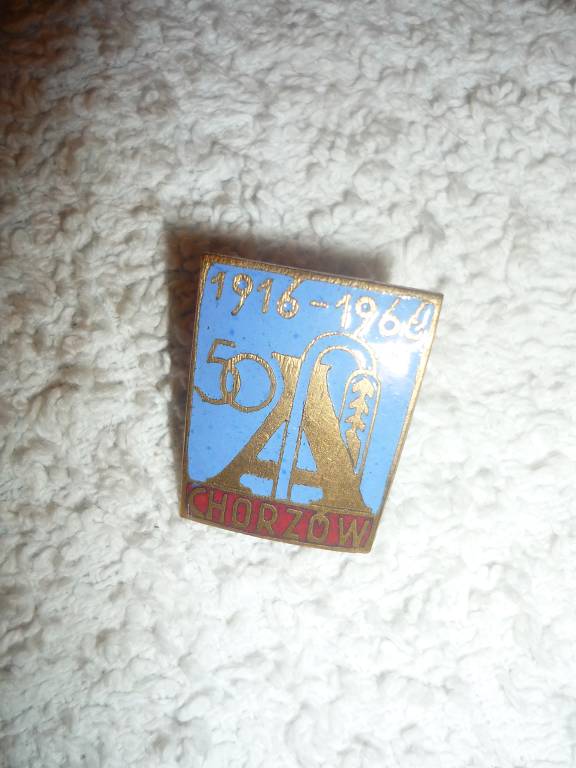 50 LAT AZOTY CHORZÓW 1916-1966 ODZNAKA