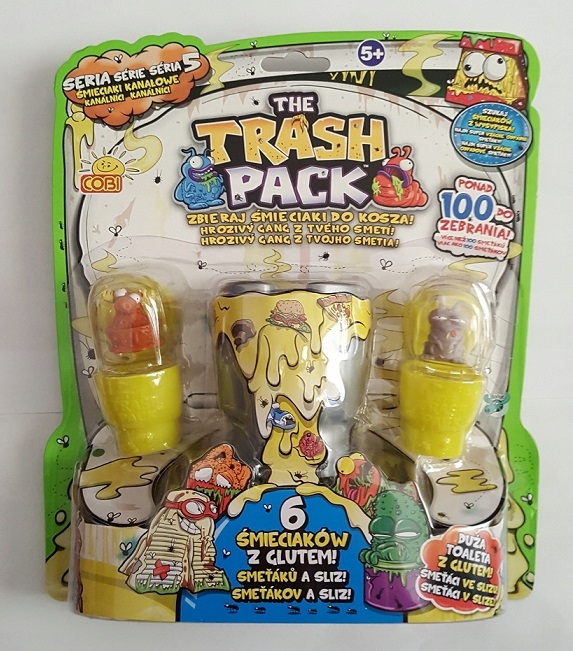 TRASH PACK - 6 Pak Śmieciaki z Glutem SERIA 5