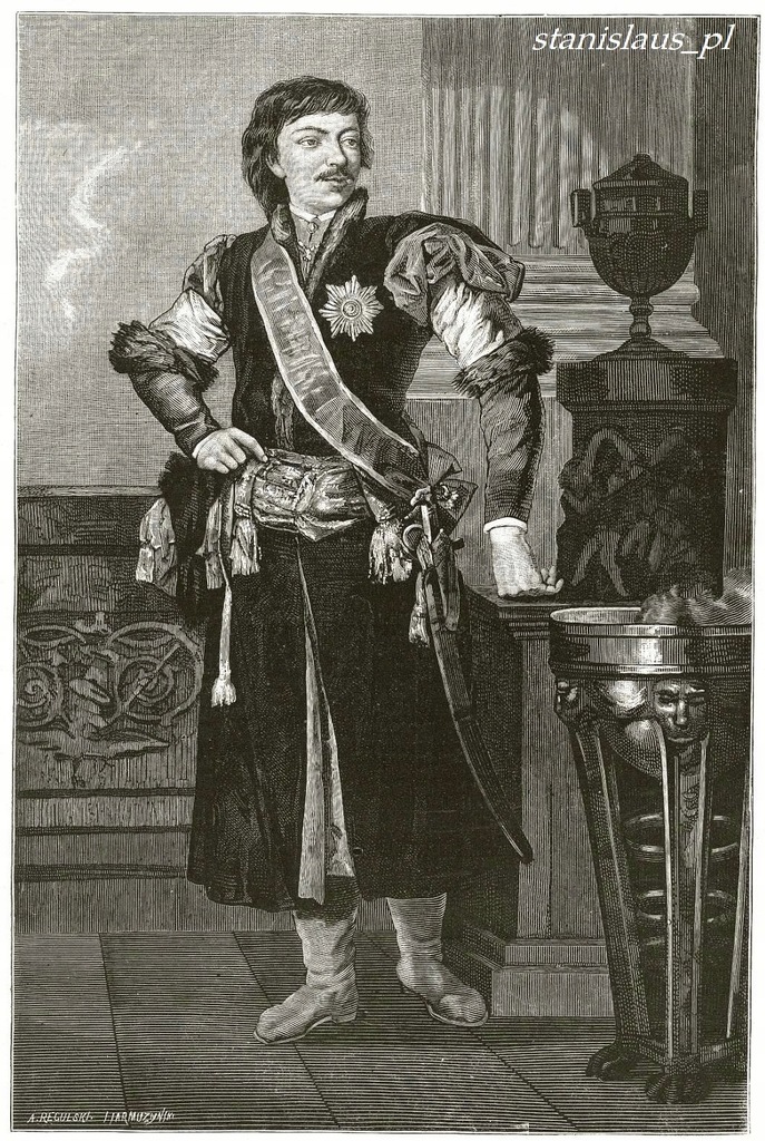 ADAM RZEWUSKI portret sarmacki -loża masońska 1881