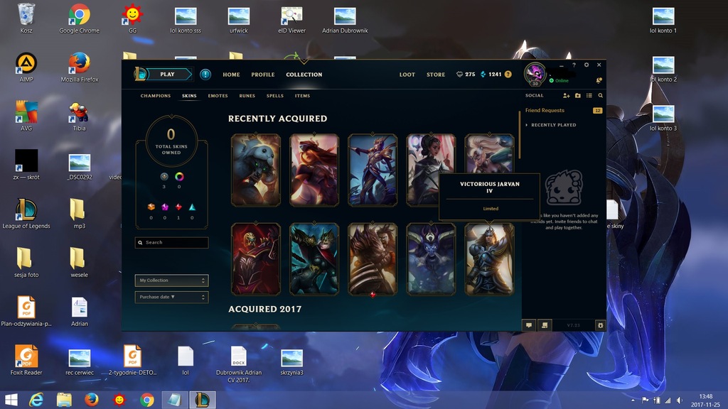 Konto League Of Legends Zwycieski Jarvan Vi I Inne Oficjalne Archiwum Allegro