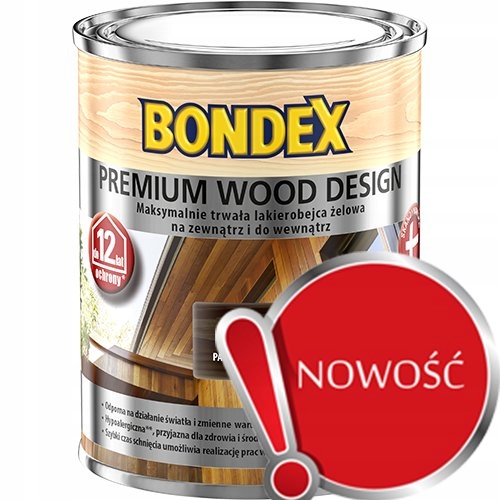 Bondex lakierobejca żelowa 0,75L Premium kolory