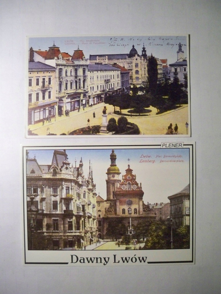 Lwów... II RP - 2 pocztówki.