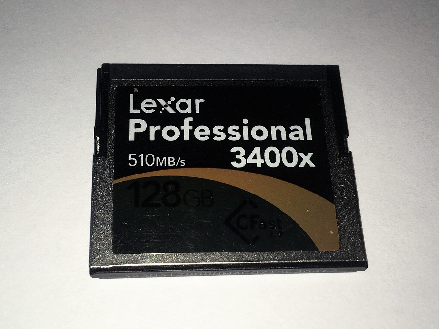 Lexar CFast 128GB x3400 Professional karta testowa