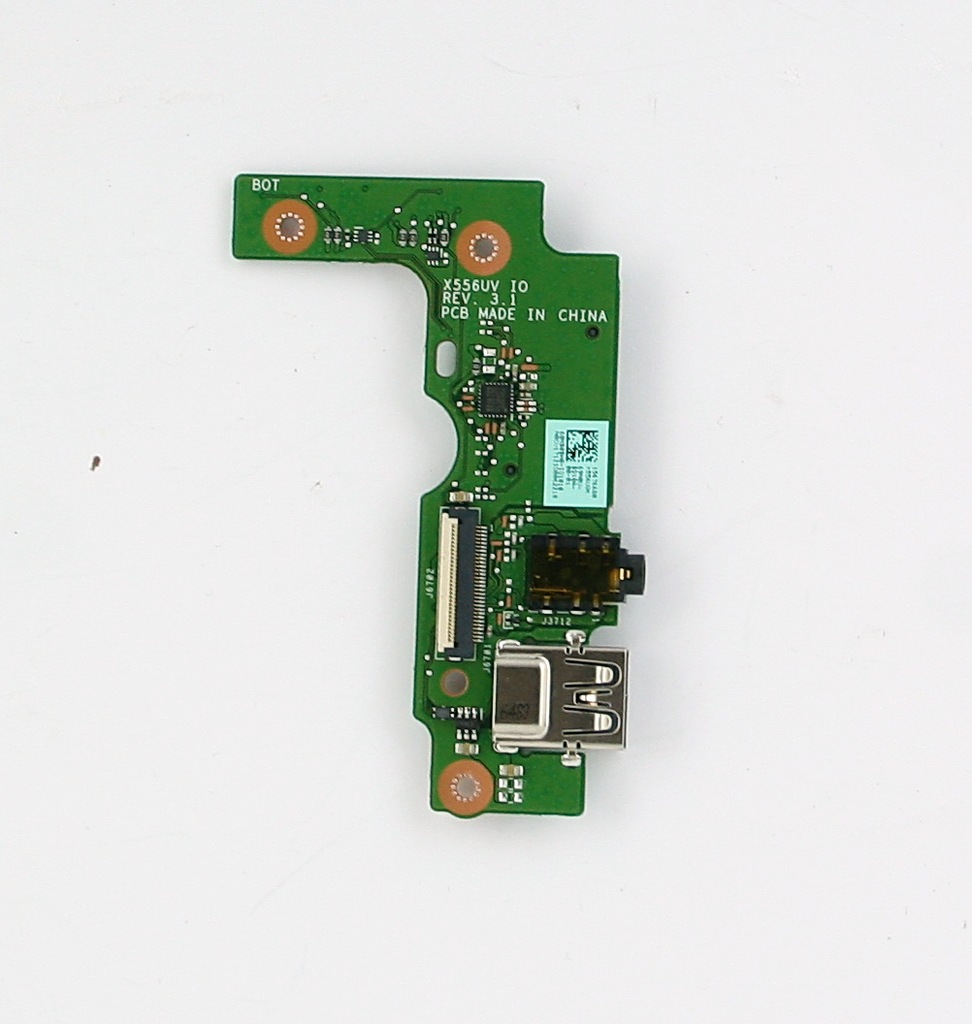 PŁYTKA PCB GNIAZDO AUDIO USB ASUS R558 X556