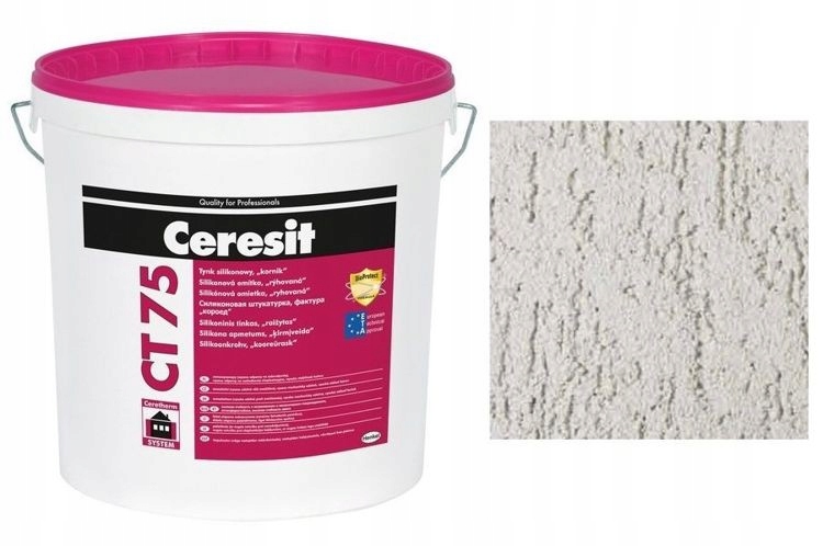 Ceresit CT 75 - Tynk silikonowy Self Clean Double