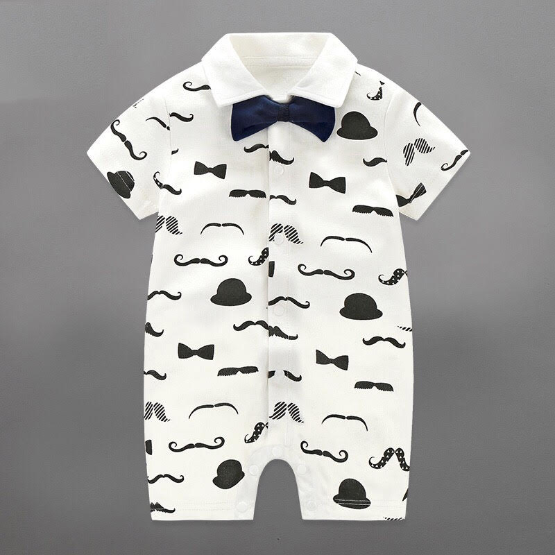 Eleganckie ubranko dla niemowlęcia mustache