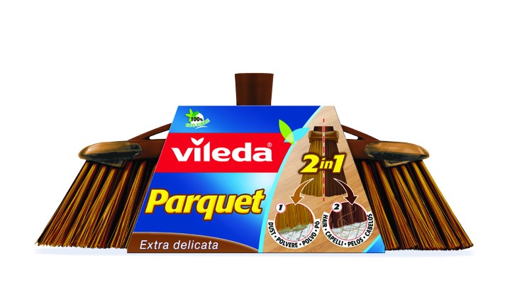 VILEDA 2in1 Parquet szczotka