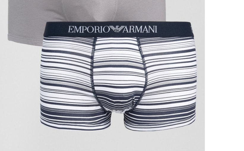 D1H308*EMPORIO ARMANI BOKSERKI W PASKI L M00