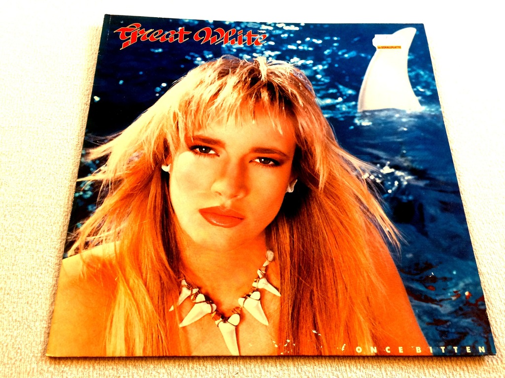  Great White ‎– Once Bitten  LP EX  1393