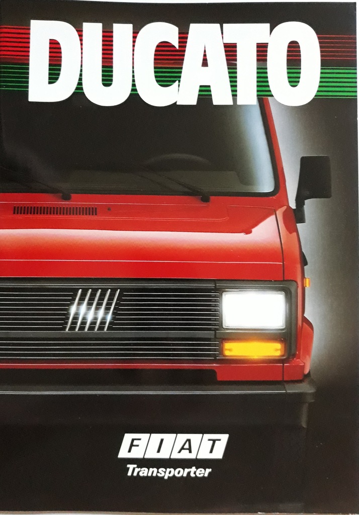 Prospekt katalog Fiat DUCATO Transporter 1989r