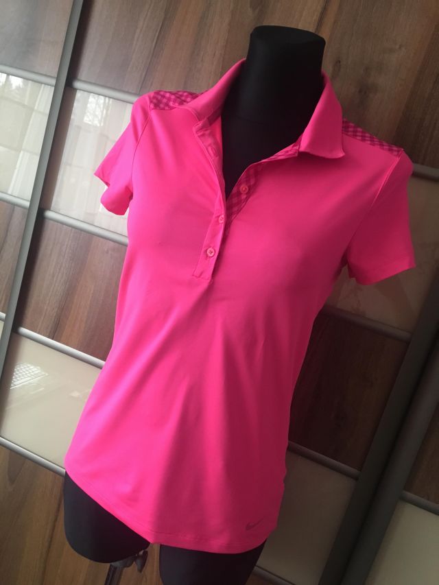 Neonowa T-shirt Polo Nike Golf dri fit  tour S M