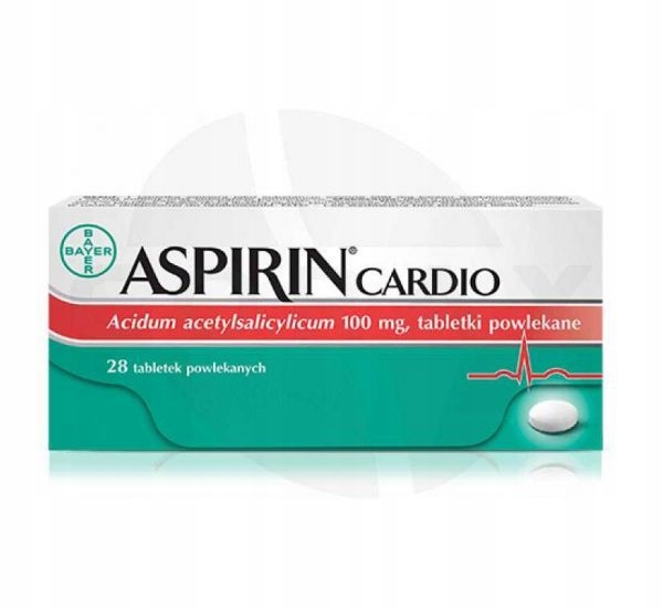 Aspirin Cardio 100 mg 28 tabletek - KRĄŻENIE