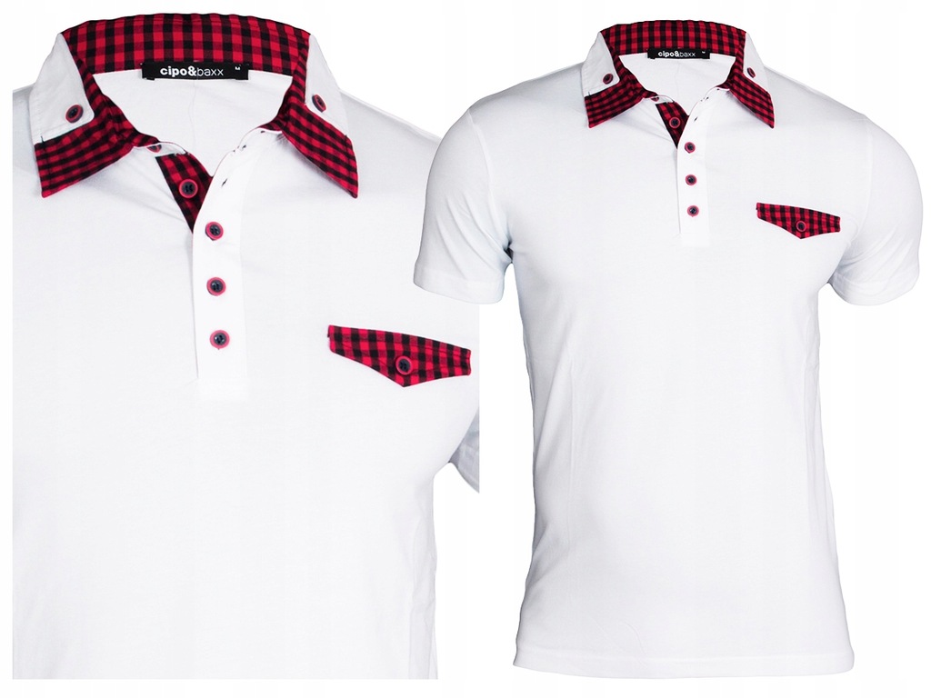 T-shirt Polo CIPO BAXX Kratka Elegance
