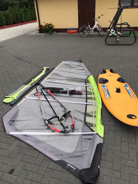 Windsurfing Core 148 pędnik i akcesoria