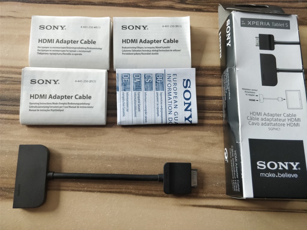 SONY Xperia Tablet S HDMI+Xperia Port Multi SGPHC1