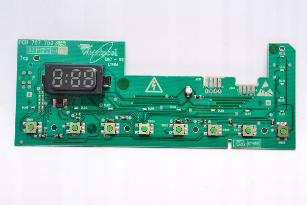 Moduł sterowania EDC-WE L1494 do pralki WHIRLPOOL
