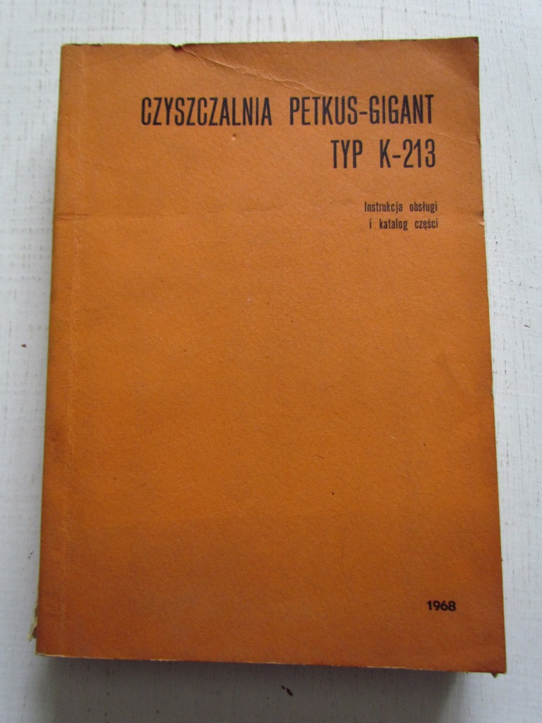 Instrukcja obsługi - Czyszczalnia PETKUS-GIGANT