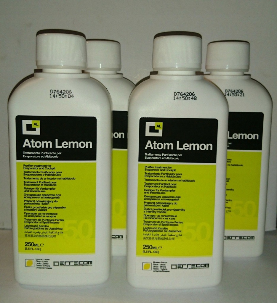 4 PŁYN ATOM LEMON ERRECOM ODGRZYBIAJĄCY OZONOWANIE - 7025001037 ...
