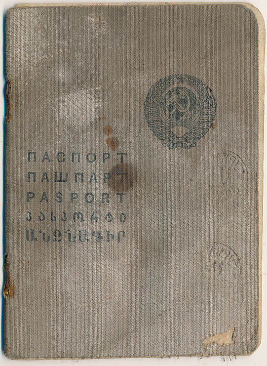Paszport 1940r Bielsk Podlaski okupacja sowiecka