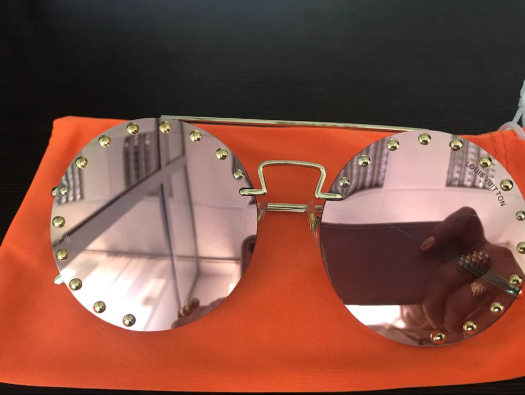 Louis Vuitton Lv okulary, lenonki, so Real