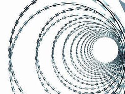 Zasieki spiralne concertina koncertina 45cm 450mm