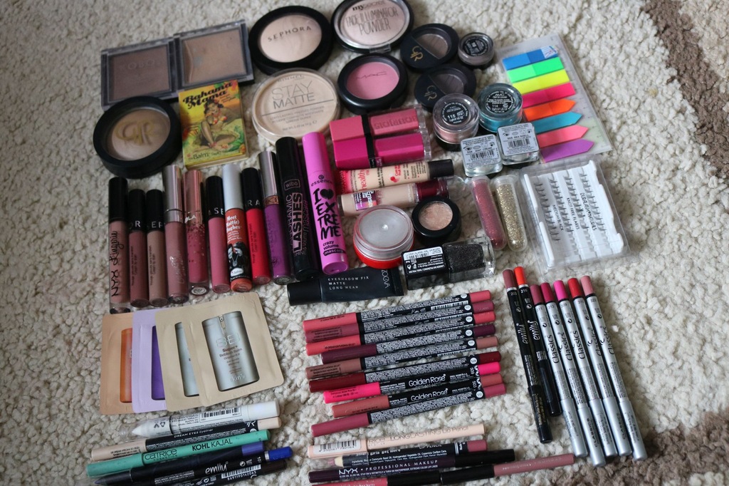 Zestaw kosmetyków kolorowych Sephora GR Inglot MAC