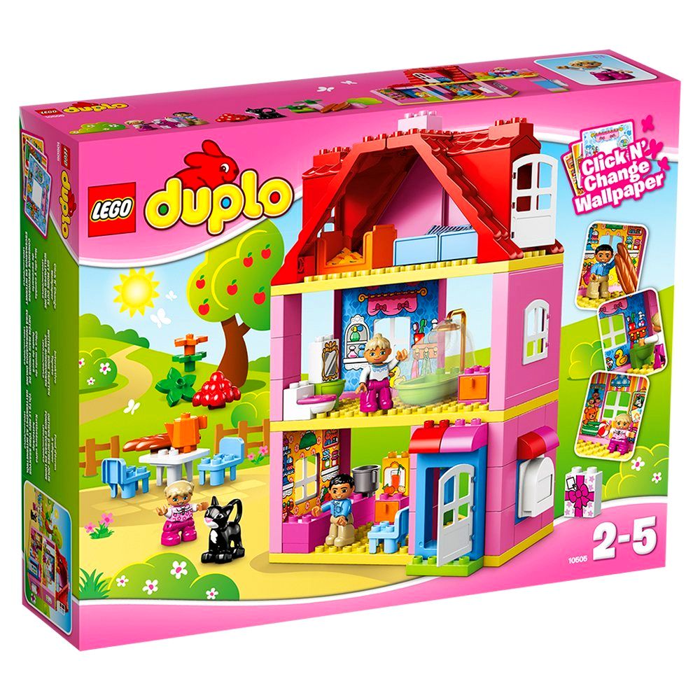 NOWE LEGO DUPLO 10505 RODZINNY RÓŻOWY DOM ZABAW