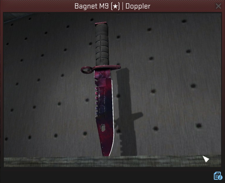 CS:GO Nóż Kosa Bagnet M9 Doppler Phase2 -MW