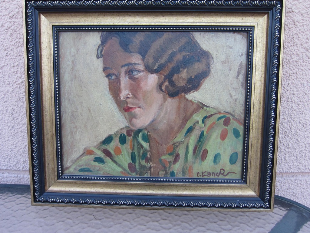 OBRAZ OLEJNY  ELIASZ  KANAREK