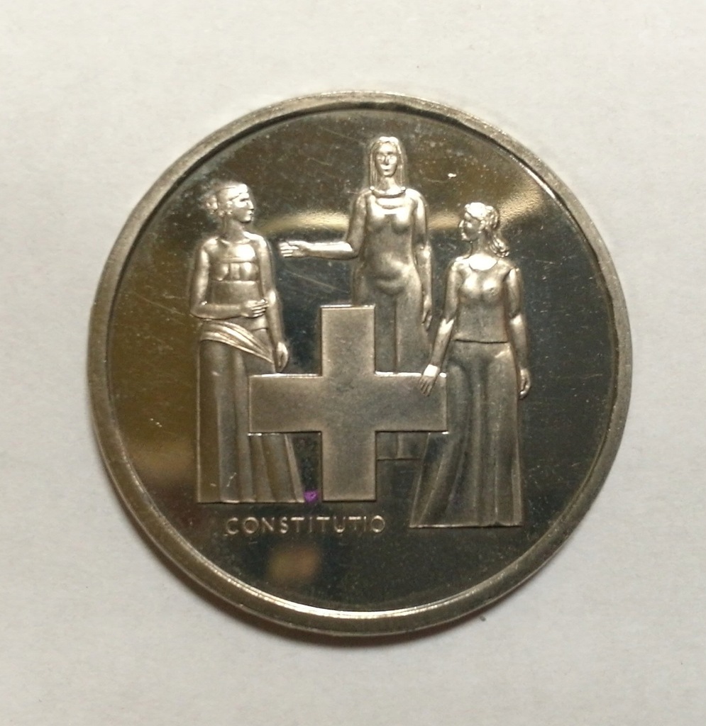 Szwajcaria 5 franków 1974