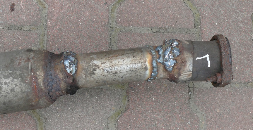 pipe header pipe left MERCEDES W140 6.0 S600 V12