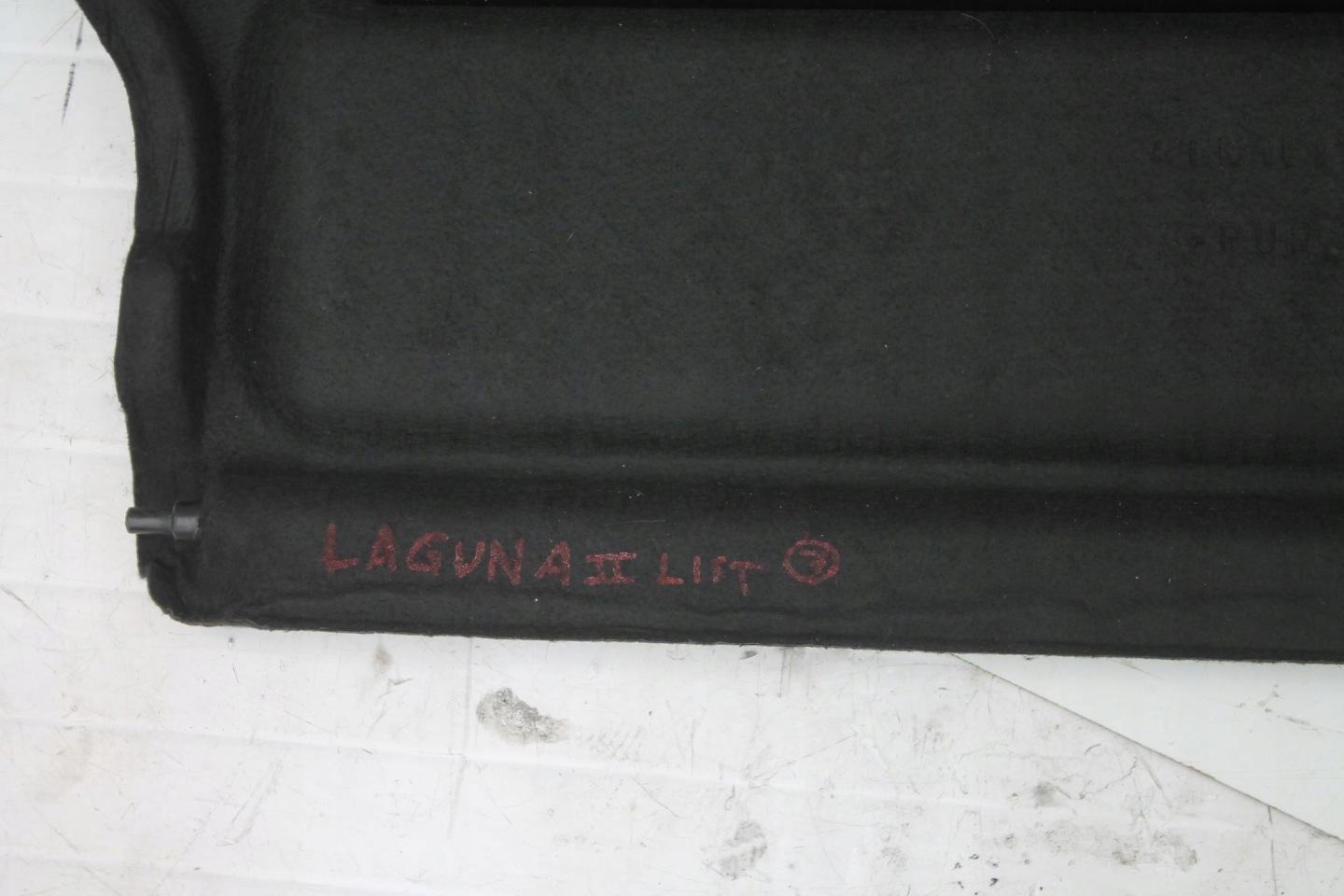 plato boot rear part rear RENAULT LAGUNA III HATCHBACK