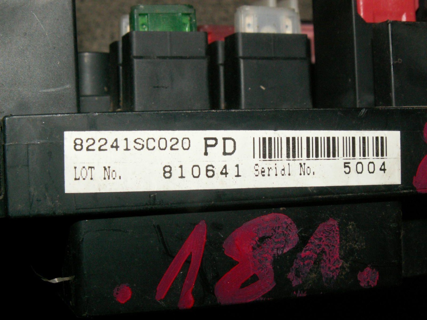 SUBARU FORESTER SH 2008-2013 MODULE FUSIBLES 82241SC020