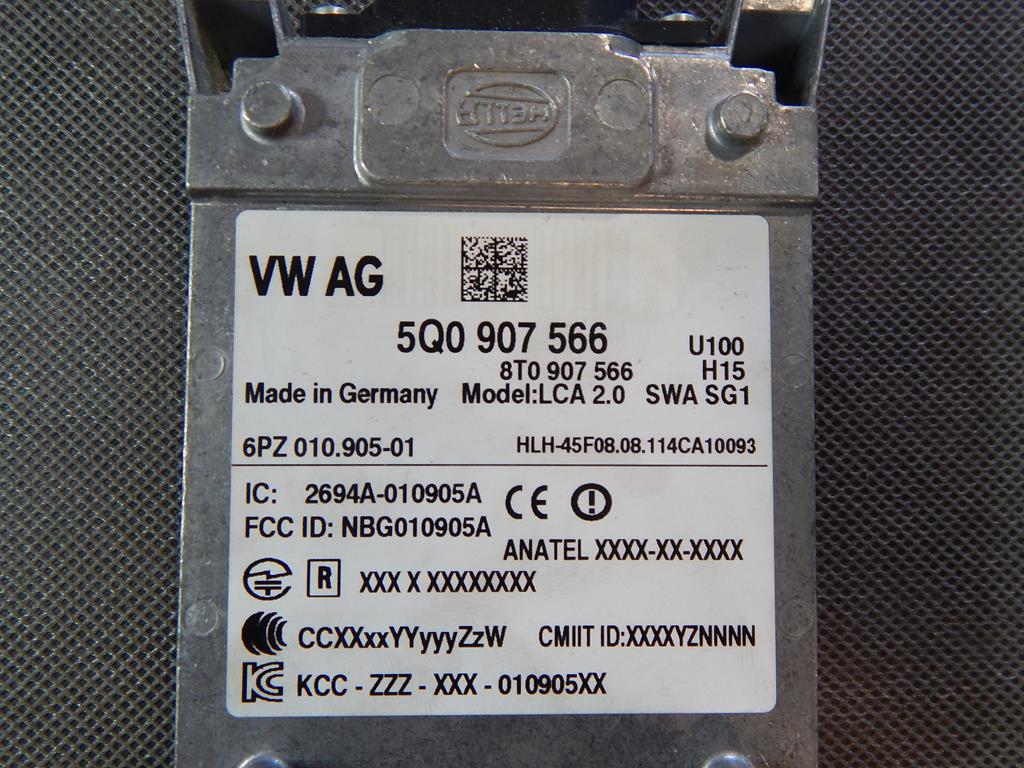 AUDI A3 8V control unit changes supports ACC 5Q0907566