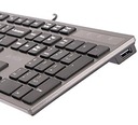 Plochá ostrovná klávesnica nízke klávesy USB HUB SLim KV-300H membránová Kód výrobcu A4TKLA39976