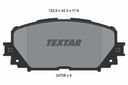 SABOTS DE FREIN TEXTAR AVANT - TOYOTA YARIS II 275MM photo 2 - milautoparts-fr.ukrlive.com