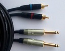 PROCAB 2 x Jack 6,3моно/2 x RCA (тюльпан) 1,5 м