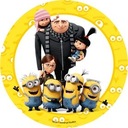 Opłatek na tort Gru i Minionki wz6