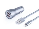 Автомобильное зарядное устройство Apple Lightning, microUSB