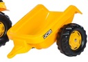 Rolly Toys rollyKid Traktor na pedały JCB z łyżką i przyczepą 2-5 Lat Wiek dziecka 2 lata +