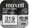 1x СЕРЕБРЯНАЯ БАТАРЕЯ MAXELL SR 527 SW 319 SR64 615