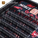 Riasy RUSSIAN VOLUME 0,12 D 9mm NOBLE LASHES Typ syntetický